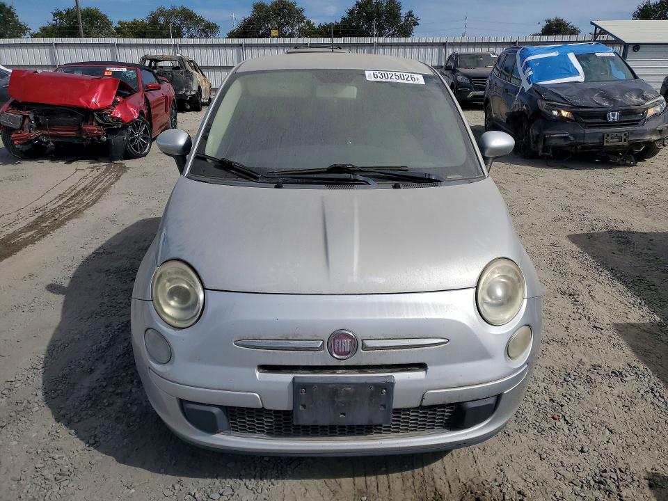 2012 Fiat 500 VIN 3C3CFFAR7CT123821 COPART salvage auction — NORMAL WEAR, CA - DIS/DLR/EXP ONLY CLEAN TITLE, sold $150 on 2026-08-18 (photo 5)