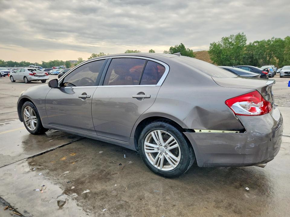 2010 Infiniti G37 VIN JN1CV6ARXAM457555 COPART salvage auction — REAR END, Co - Public - Salvage Title, sold $3,850 on 2026-09-02 (photo 2)