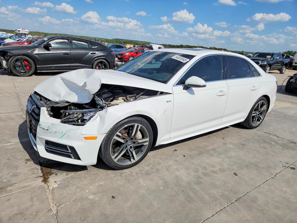 2018 Audi A4 VIN WAUENAF44JA109884 — COPART salvage auction photo
