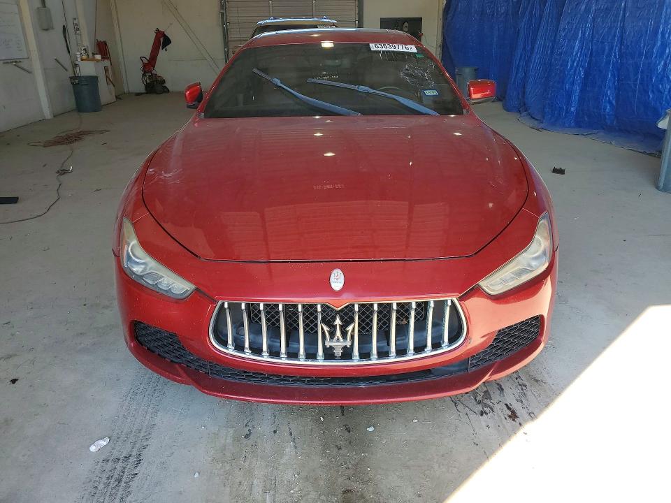2015 Maserati Ghibli VIN ZAM57RTA0F1146200 COPART salvage auction — NORMAL WEAR, Tx - Certificate Of Title, sold $3,450 on 2026-08-17 (photo 5)