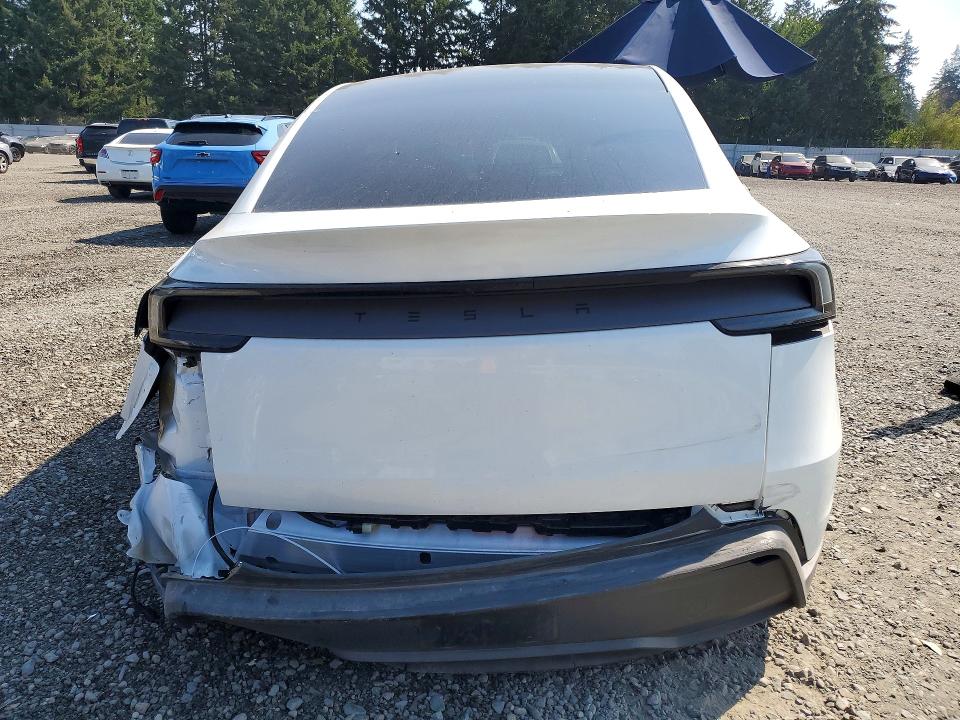 2026 Tesla Model y VIN 7SAYGDEDXTF459577 COPART salvage auction — SIDE, WA, sold $14,600 on 2026-10-16 (photo 6)