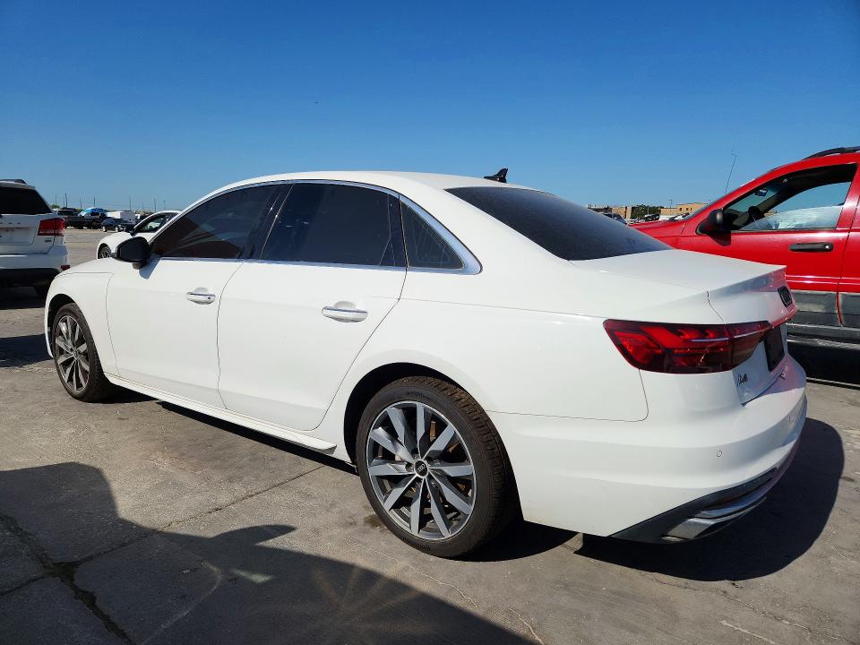 2021 Audi A4 VIN WAUABAF46MA053684 COPART salvage auction — SIDE, Tx - Certificate Of Title, sold $11,400 on 2026-09-10 (photo 2)