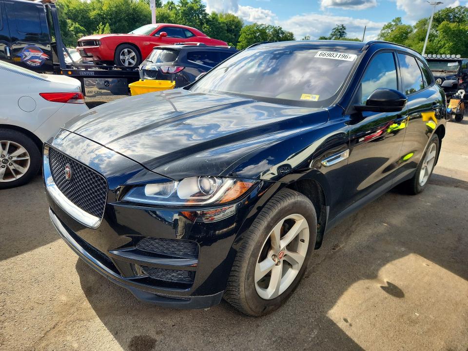 2018 Jaguar F-pace VIN SADCJ2FNXJA294208 COPART salvage auction — MINOR DENT/SCRATCHES, Vt - Certificate Of Title, sold $5,900 on 2026-09-18 (photo 1)