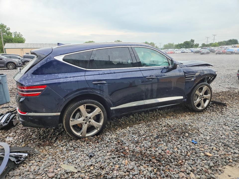 2024 Genesis Gv80 VIN KMUHBDSB9RU198227 COPART salvage auction — FRONT END, Il - Salvage Certificate, sold $11,000 on 2026-09-04 (photo 3)