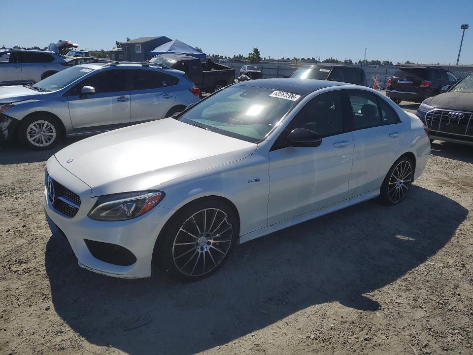 2017 Mercedes-benz C-klasse amg VIN 55SWF6EB2HU192653 — COPART salvage auction photo