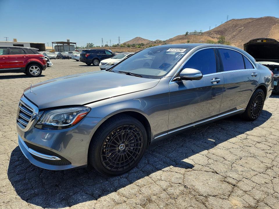2020 Mercedes-benz S-klasse VIN W1KUG8DB4LA566853 — COPART salvage auction photo