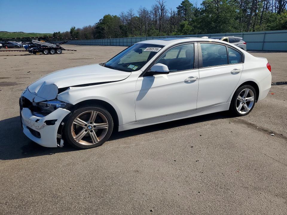 2015 BMW 3er VIN WBA3B5C50FF961499 COPART salvage auction — FRONT END, Ny - Mv-907A Salvage Certificate, sold $650 on 2026-08-07 (photo 1)