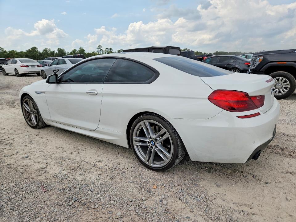 2016 BMW 6er VIN WBA6H1C54GD933027 COPART salvage auction — FRONT END, TX - SALVAGE VEHICLE TITLE, sold $7,300 on 2026-08-28 (photo 2)