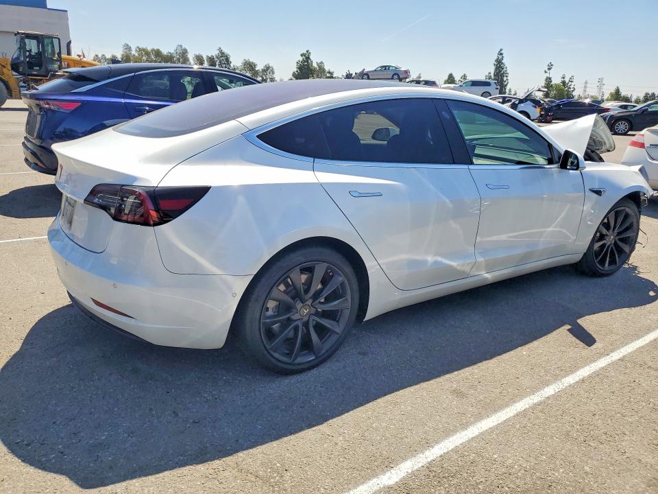 2018 Tesla Model 3 VIN 5YJ3E1EA2JF038726 COPART salvage auction — FRONT END, Ca - Salvage Certificate, sold $2,650 on 2026-09-10 (photo 3)