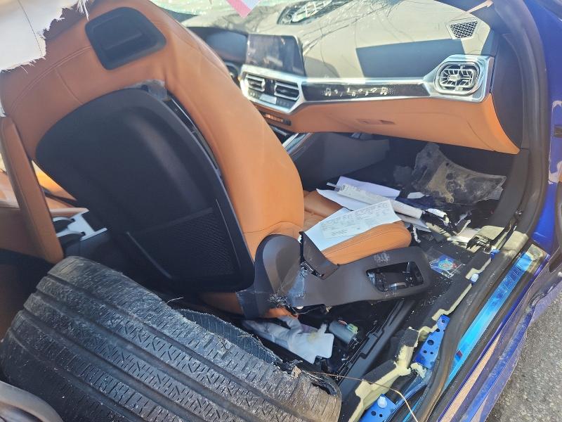 2021 BMW M440i VIN WBA13AR05MCG01347 COPART salvage auction — ALL OVER, OH - CERT OF TITLE-SALVAGE, sold $5,900 on 2026-08-12 (photo 8)