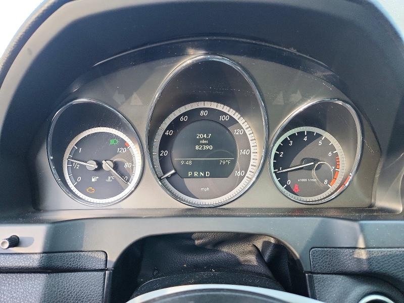 2011 Mercedes-benz C class VIN WDDGF8BB5BR141452 COPART salvage auction — WATER/FLOOD, PA - CERT OF SALVAGE-W=FLOOD VEH, sold $500 on 2026-08-07 (photo 9)