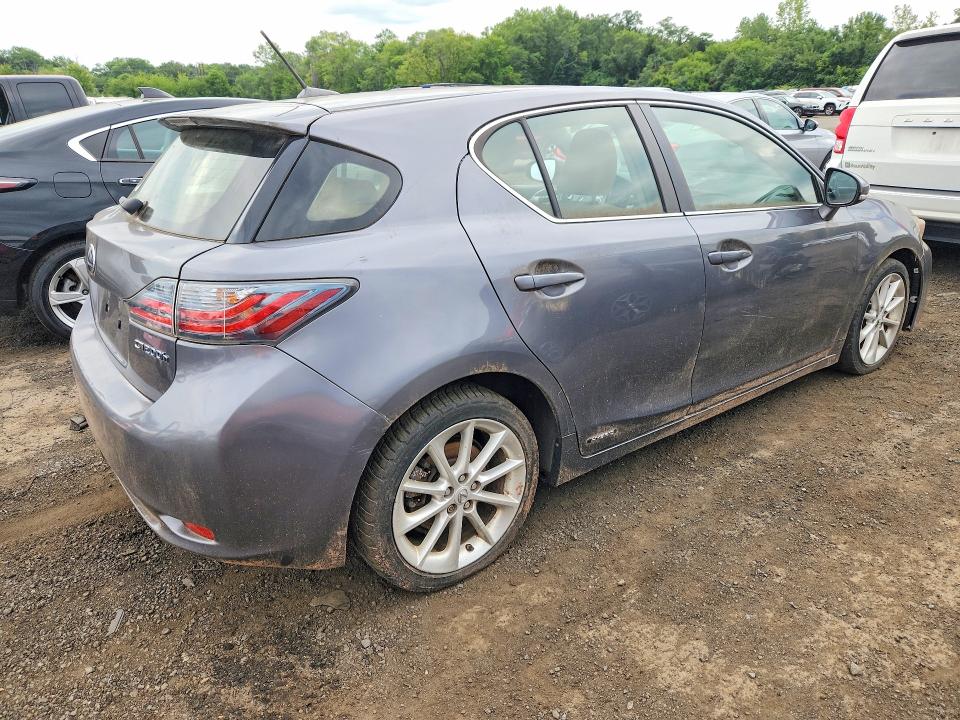2012 Lexus Ct VIN JTHKD5BH8C2102795 COPART salvage auction — MECHANICAL, Ct - Certificate Of Title, sold $3,500 on 2026-09-03 (photo 3)