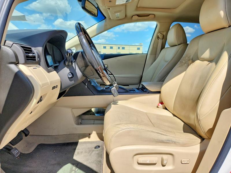 2013 Lexus Rx 350 VIN 2T2ZK1BA0DC089752 COPART salvage auction — FRONT END, TX - SALVAGE VEHICLE TITLE, sold $7,300 on 2026-08-24 (photo 7)