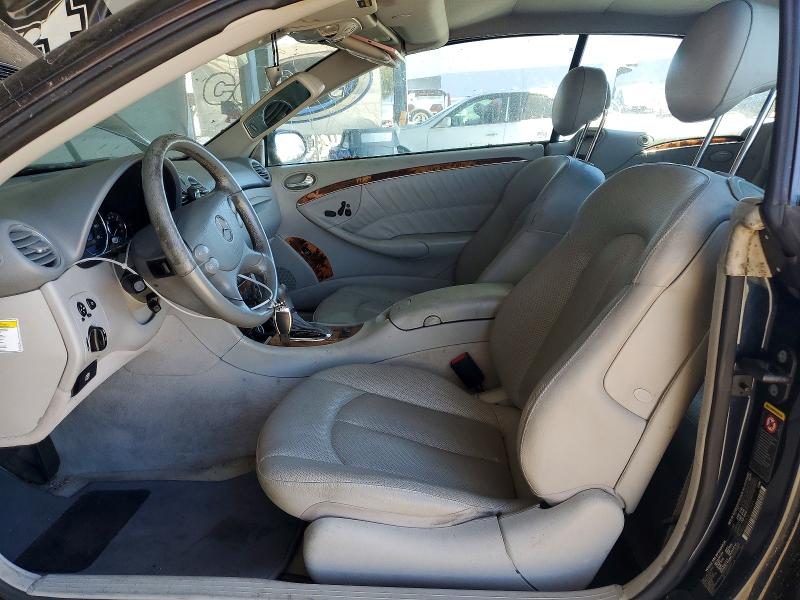 2005 Mercedes-benz Clk-class VIN WDBTK75J55F127945 COPART salvage auction — FRONT END, CA - DIS/DLR/EXP ONLY CLEAN TITLE, sold $450 on 2026-08-18 (photo 7)
