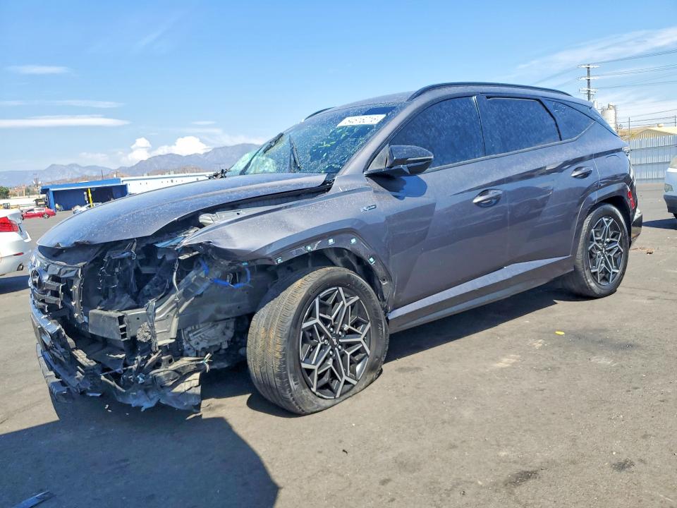 2022 Hyundai Tucson VIN KM8JF3AE5NU169604 COPART salvage auction — FRONT END, CA - DIS/DLR/EXP ONLY CLEAN TITLE, sold $8,475 on 2026-09-23 (photo 1)