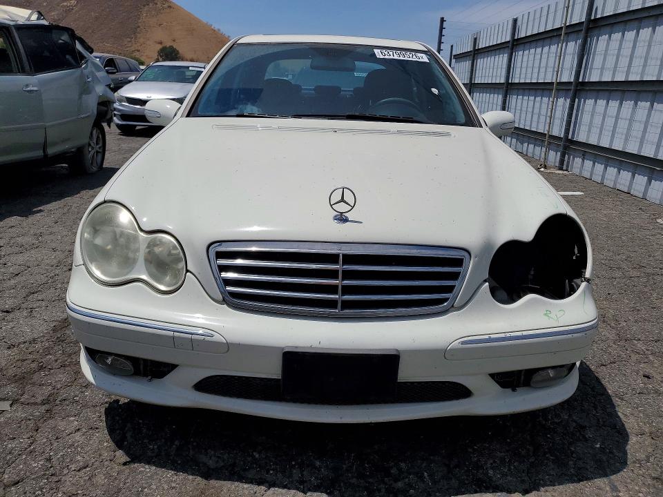 2007 Mercedes-benz C class VIN WDBRF52H07F917130 COPART salvage auction — FRONT END, CA - SALVAGE CERTIFICATE, sold $325 on 2026-08-20 (photo 5)