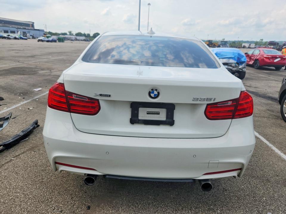 2014 BMW 3er VIN WBA3B9G53ENR92638 COPART salvage auction — FRONT END, Oh - Cert Of Title-Salvage, sold $1,550 on 2026-08-19 (photo 6)