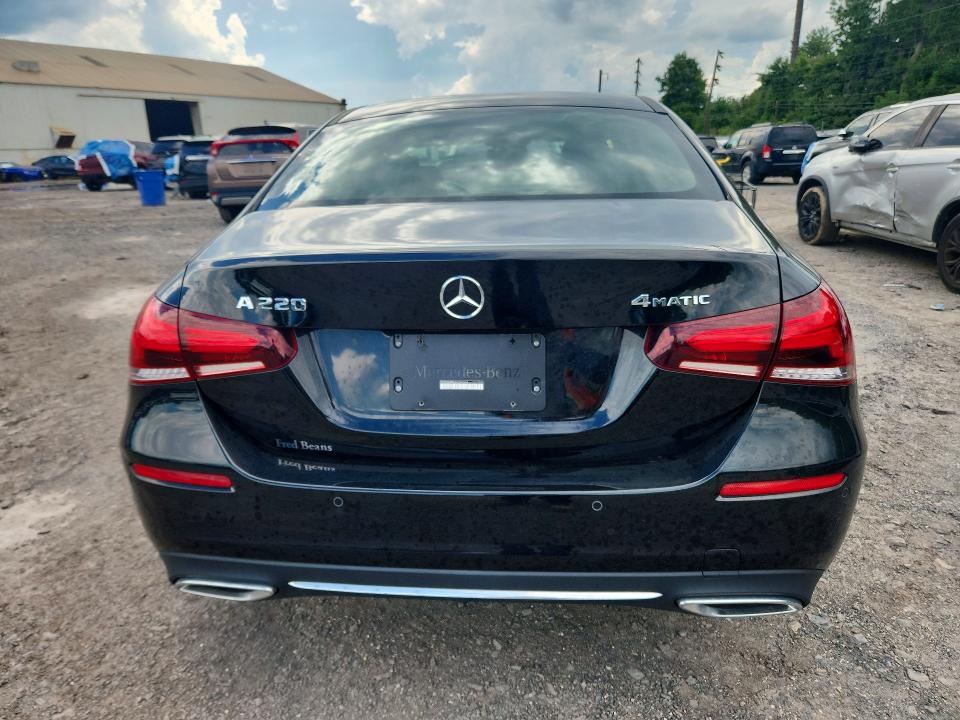2022 Mercedes-benz A-klasse VIN W1K3G4FB3NJ349315 COPART salvage auction — FRONT END, Pa - Certificate Of Salvage, sold $7,800 on 2026-08-12 (photo 6)