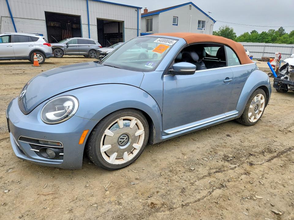 2019 Volkswagen Beetle VIN 3VW5DAAT4KM512219 — COPART salvage auction photo