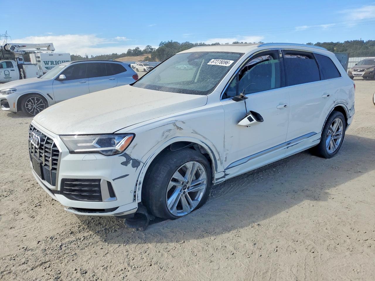 2021 Audi Q7 VIN WA1AJAF75MD016361 — COPART salvage auction photo