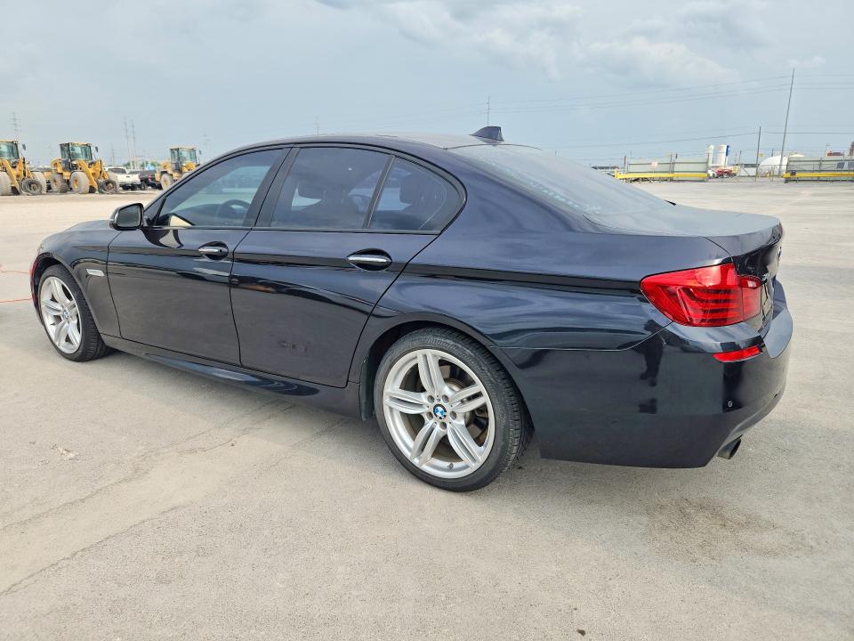 2016 BMW 5er VIN WBA5B3C56GD549355 COPART salvage auction — HAIL, Ok - Cert Of Title-Salvage, sold $6,600 on 2026-08-21 (photo 2)