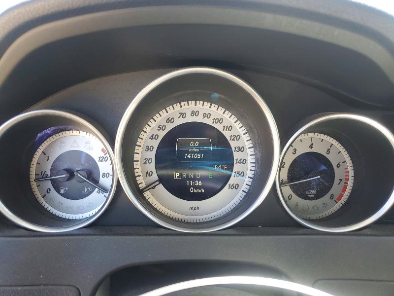2013 Mercedes-benz C-klasse VIN WDDGF4HB6DA773149 COPART salvage auction — SIDE, CA - SALVAGE CERTIFICATE, sold $1,300 on 2026-08-11 (photo 9)