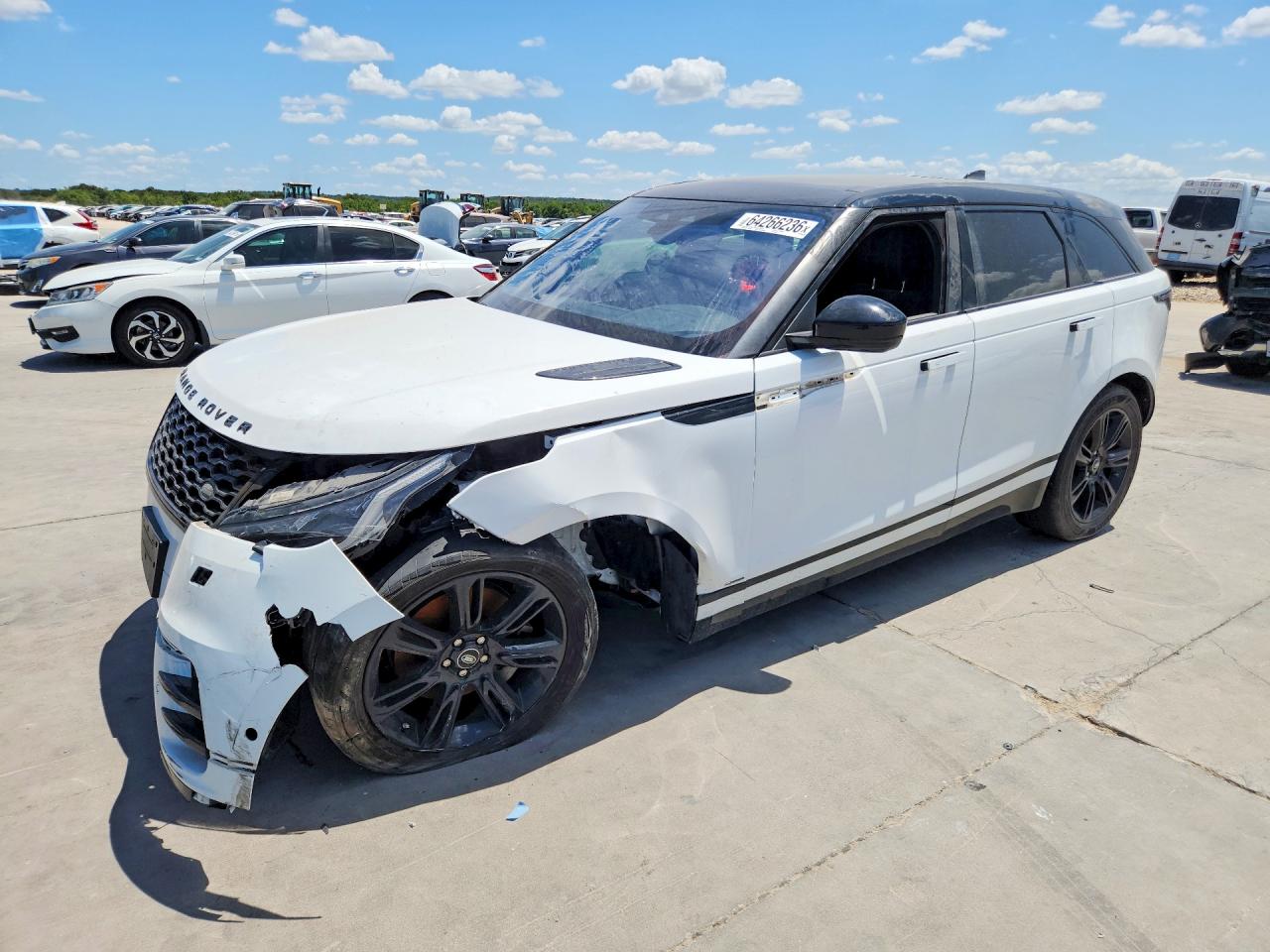 2021 Land Rover Range Rover Velar VIN SALYT2EX4MA308602 — COPART salvage auction photo