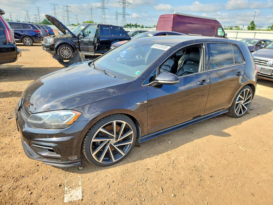2018 Volkswagen Golf VIN WVWVF7AU2JW193507 — COPART salvage auction photo