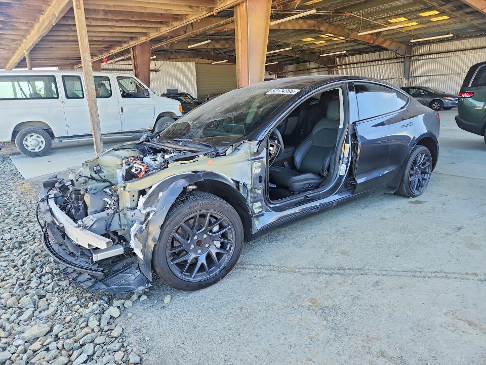 2025 Tesla Model 3 VIN 5YJ3E1EA7SF873898 — COPART salvage auction photo