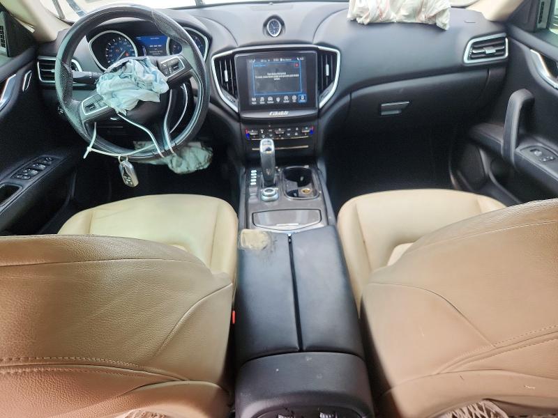 2020 Maserati Ghibli VIN ZAM57XSA7L1344418 COPART salvage auction — FRONT END, Tx - Salvage Vehicle Title, sold $4,650 on 2026-08-17 (photo 8)