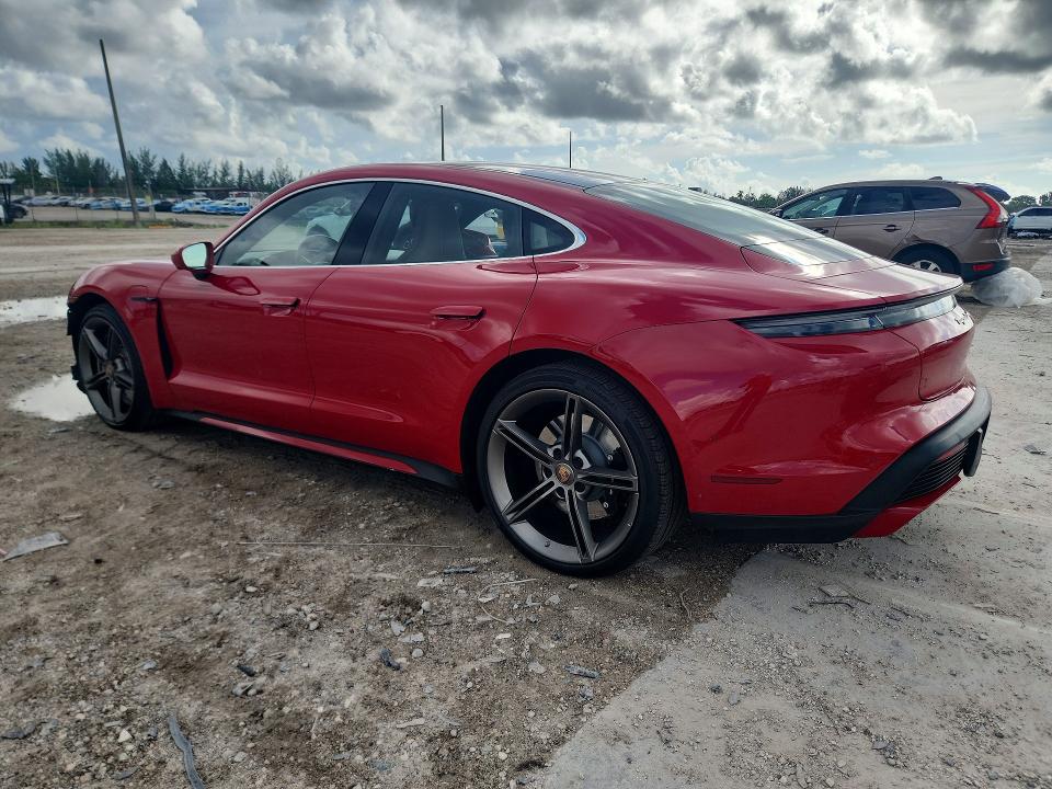 2020 Porsche Taycan VIN WP0AC2Y11LSA71398 COPART salvage auction — SIDE, Fl - Cert Of Title Slvg Rebuildable, sold $28,750 on 2026-08-18 (photo 2)
