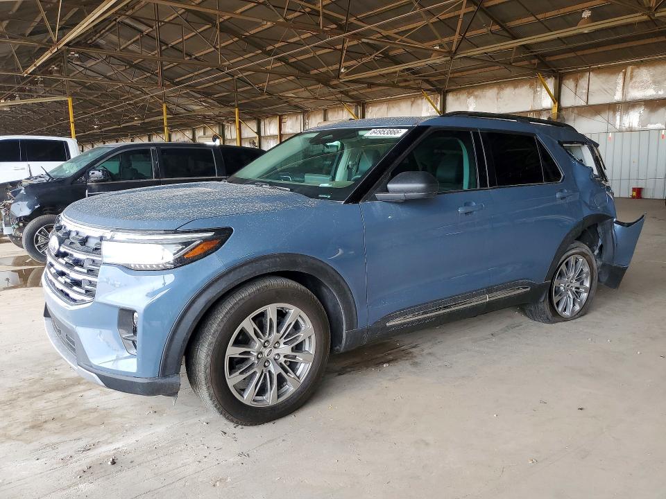 2025 Ford Explorer VIN 1FMUK8DH5SGC74651 — COPART salvage auction photo