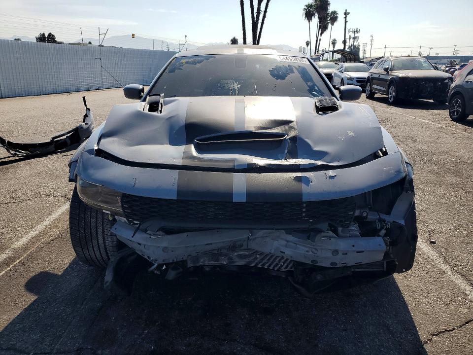 2022 Dodge Charger VIN 2C3CDXL96NH135706 COPART salvage auction — FRONT END, Ca - Salvage Certificate, sold $30,000 on 2026-09-15 (photo 5)