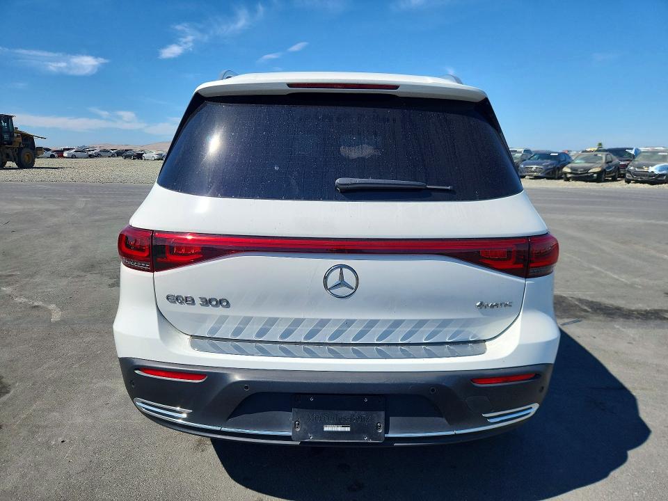 2023 Mercedes-benz Eqb VIN W1N9M0KB6PN012637 COPART salvage auction — FRONT END, Ca - Salvage Certificate, sold $11,400 on 2026-08-19 (photo 6)