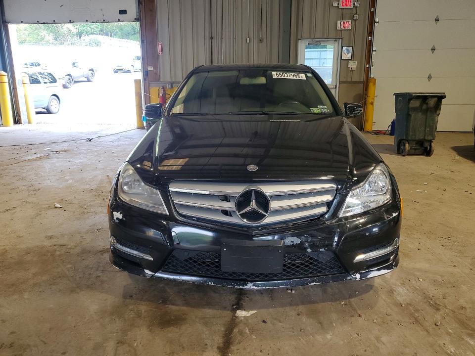 2013 Mercedes-benz C class VIN WDDGF8AB6DR265136 COPART salvage auction — FRONT END, PA - RECONSTRUCTED CLEAN, sold $400 on 2026-08-19 (photo 5)