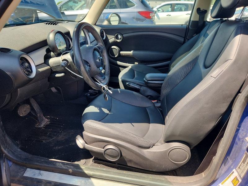 2013 Mini Cooper VIN WMWSU3C55DT689279 COPART salvage auction — FRONT END, Pa - Certificate Of Salvage, sold $400 on 2026-08-11 (photo 7)