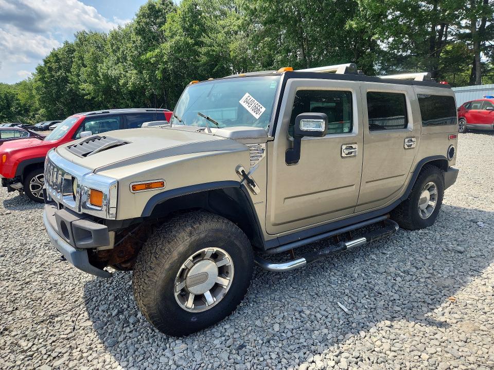 2004 Hummer H2 VIN 5GRGN23U64H117419 COPART salvage auction — MINOR DENT/SCRATCHES, MA - CERTIFICATE OF TITLE, sold $1,500 on 2026-09-15 (photo 1)
