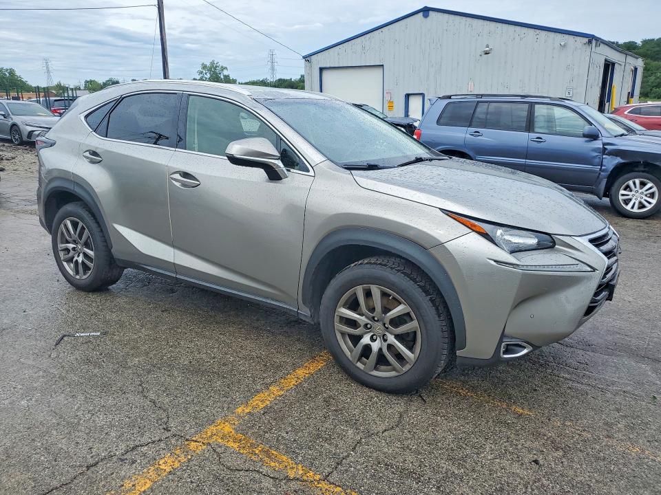 2015 Lexus Nx VIN JTJBARBZ5F2036136 COPART salvage auction — ROOF, Salvage Title, sold $8,700 on 2026-09-23 (photo 4)