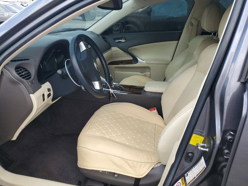 2012 Lexus Is VIN JTHBF5C26C5170158 COPART salvage auction — FRONT END, Nv - Salvage Title, sold $2,850 on 2026-08-29 (photo 7)