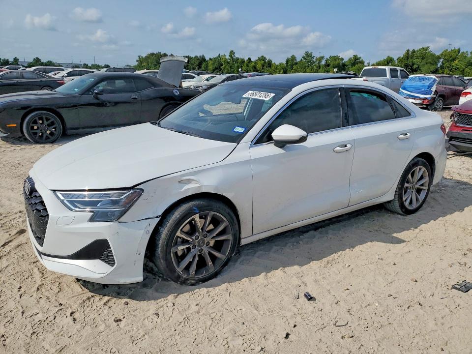 2025 Audi A3 VIN WAUGUDGYXSA044734 — COPART salvage auction photo