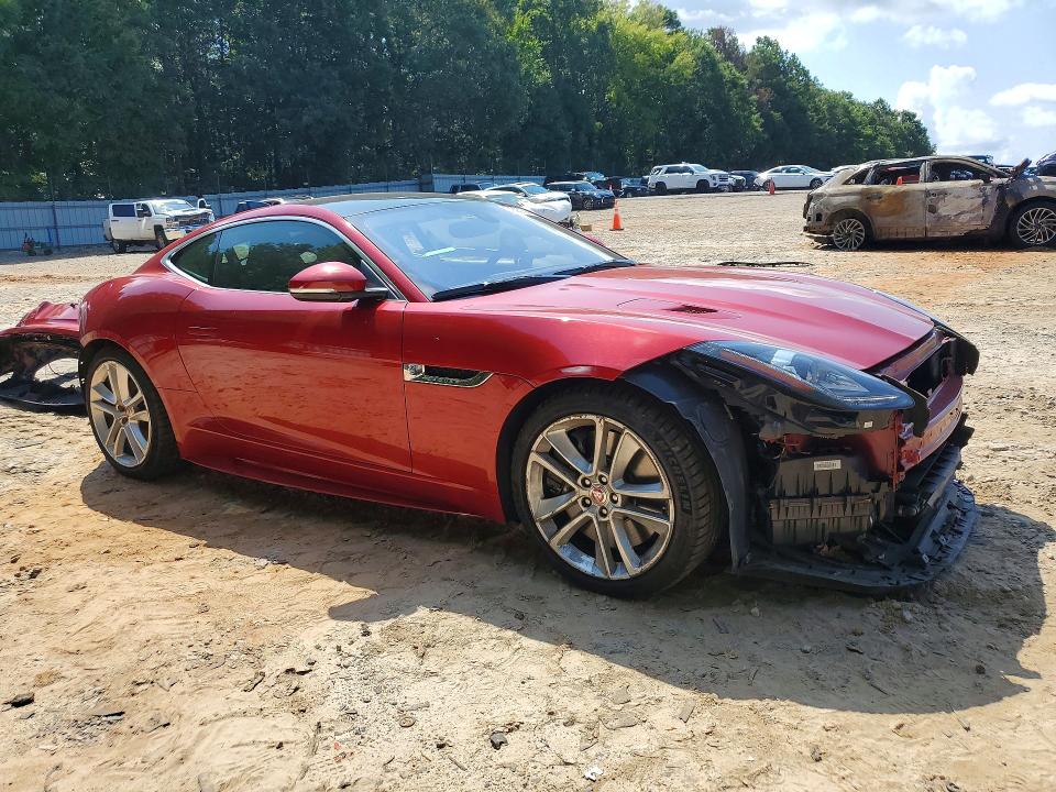 2017 Jaguar F-type VIN SAJWJ6BV2H8K39423 COPART salvage auction — FRONT END, Ga - Cert Of Title-Salvage, sold $9,100 on 2026-08-28 (photo 4)