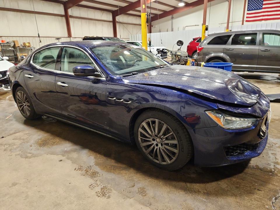2019 Maserati Ghibli VIN ZAM57YTAXK1313232 COPART salvage auction — FRONT END, Pa - Certificate Of Salvage, sold $7,600 on 2026-08-18 (photo 4)