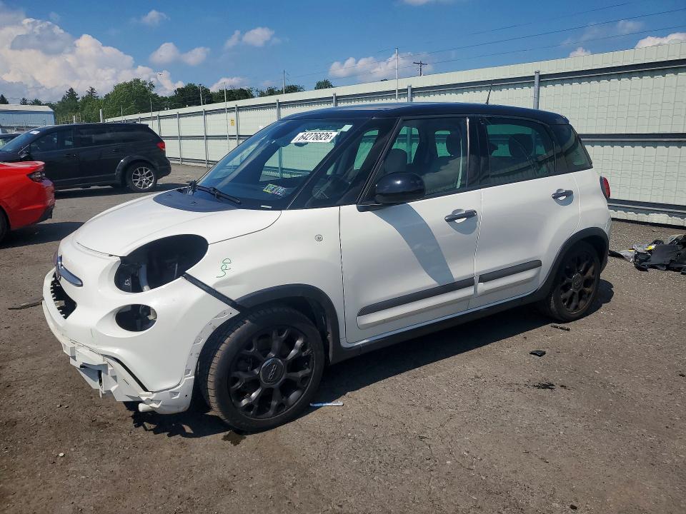 2018 Fiat 500l VIN ZFBCFADHXJZ041205 COPART salvage auction — FRONT END, Pa - Certificate Of Salvage, sold $300 on 2026-08-14 (photo 1)
