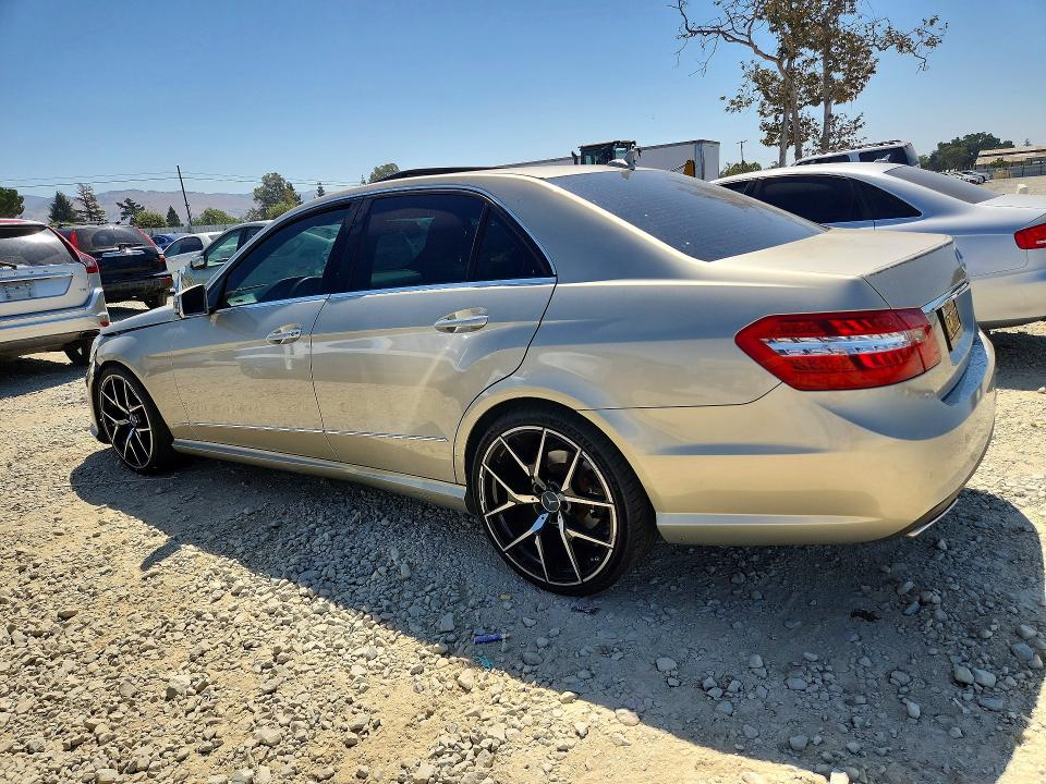 2011 Mercedes-benz E-class VIN WDDHF5GB4BA275024 COPART salvage auction — FRONT END, CA - DIS/DLR/EXP ONLY CLEAN TITLE, sold $1,000 on 2026-08-11 (photo 2)
