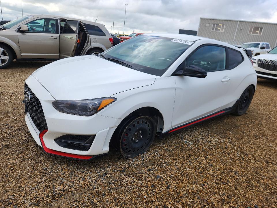 2021 Hyundai Veloster VIN KMHT36AHXMU010685 — COPART salvage auction photo