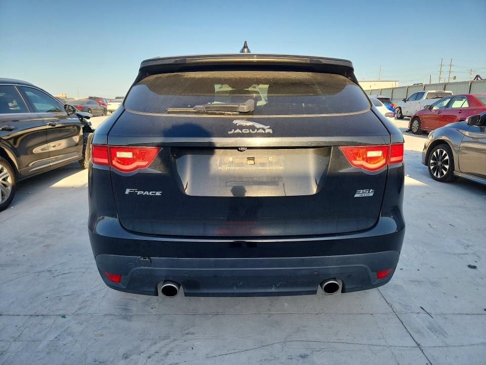 2017 Jaguar F-pace VIN SADCJ2BV3HA063540 COPART salvage auction — FRONT END, Tx - Salvage Vehicle Title, sold $3,250 on 2026-09-04 (photo 6)