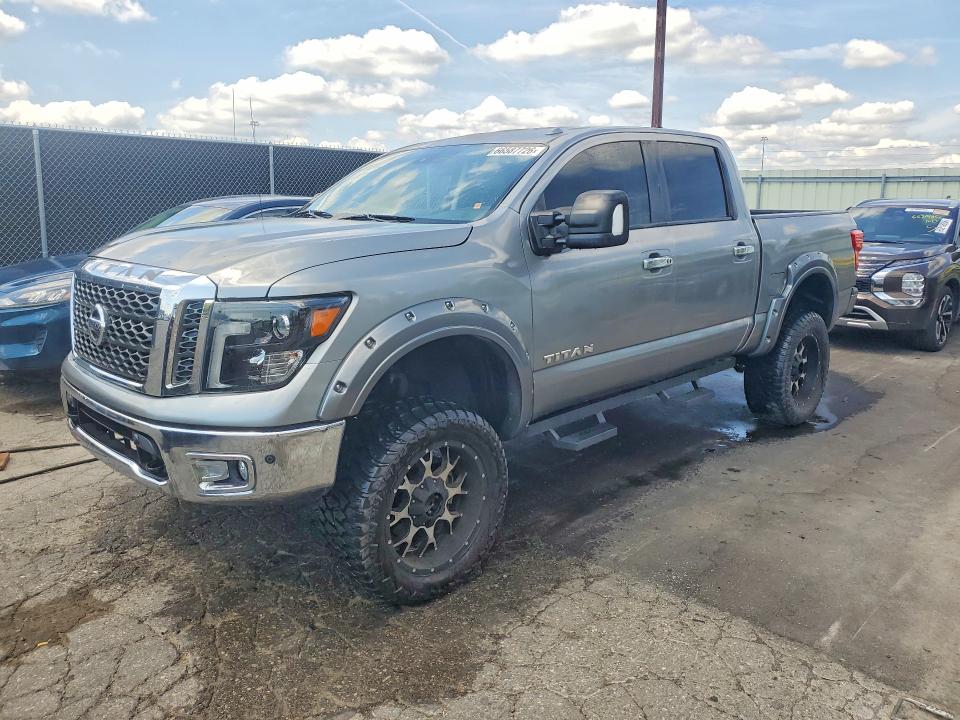 2017 Nissan TITAN VIN 1N6AA1E54HN544654 — COPART salvage auction photo