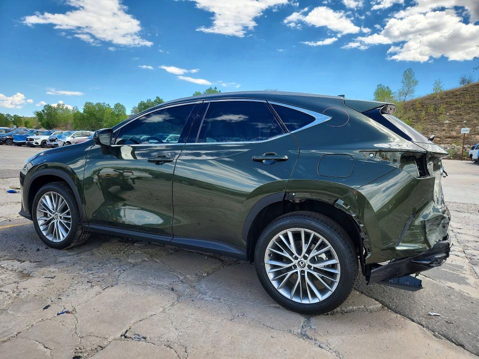 2025 Lexus Nx VIN 2T2HGCEZ2SC077352 COPART salvage auction — REAR END, Co - Salvage Title, sold $27,500 on 2026-09-21 (photo 2)