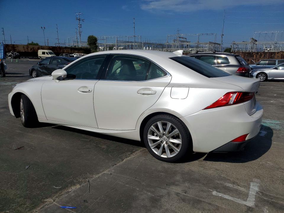 2016 Lexus Is VIN JTHBA1D24G5037622 COPART salvage auction — FRONT END, Ca - Salvage Certificate, sold $6,100 on 2026-08-26 (photo 2)