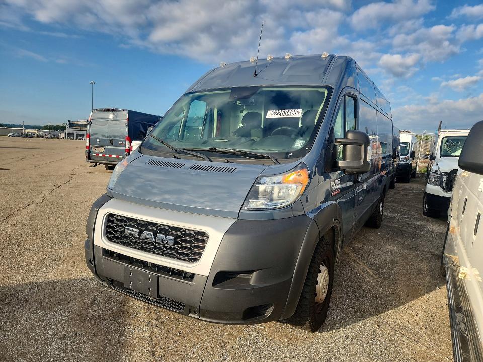 2021 Ram Promaster 3500 VIN 3C6MRVJG0ME535592 — COPART salvage auction photo
